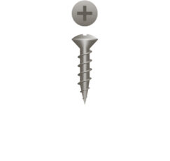 Picture of a screw, Woodworking, for wood screw for interior wood applications use. Size #6 x 5/8", Plain.