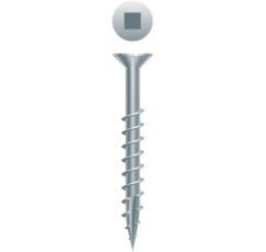 Picture of a screw, Woodworking, for wood screw for interior wood applications use. Size #8 x 3/4", Zinc Plated.